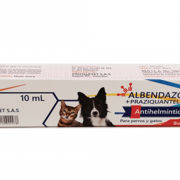 ALBENDAZOL + PRAZIQUANTEL 10ml